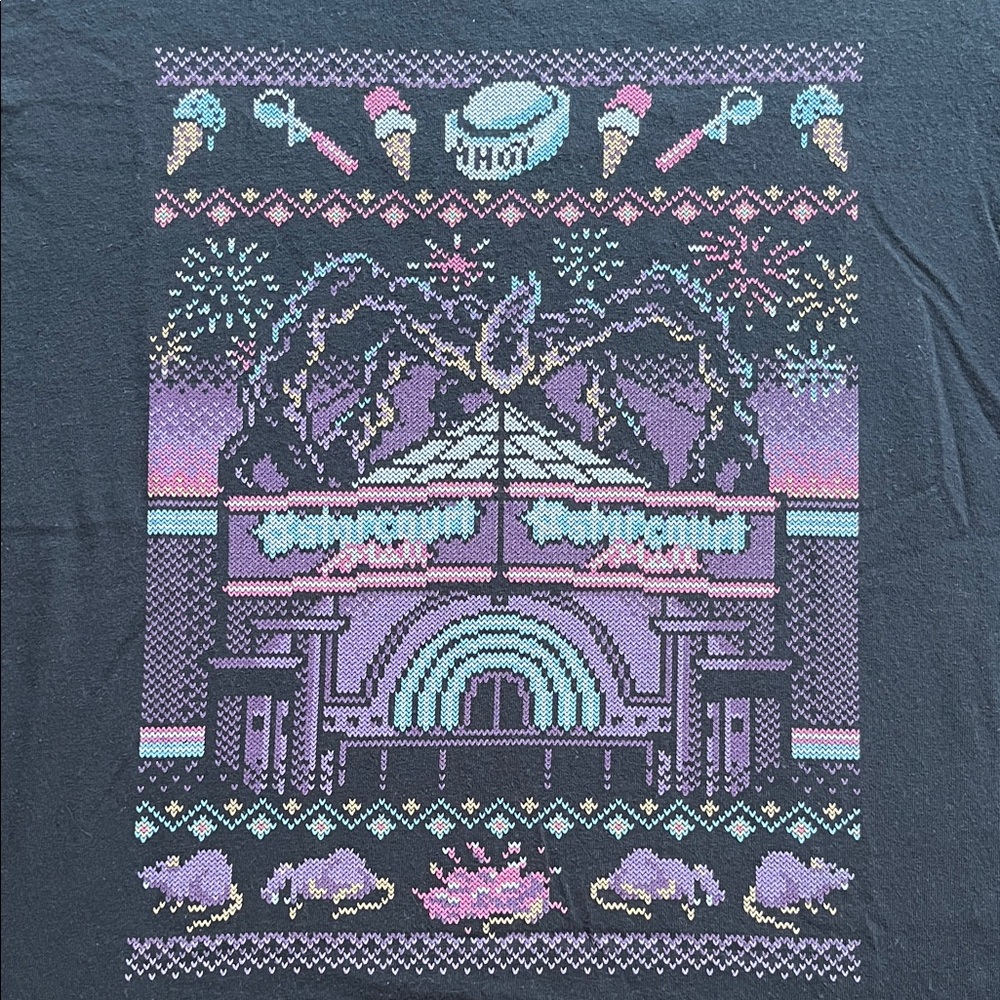 Stranger Things Ugly Christmas type Tee